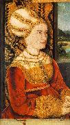 STRIGEL, Bernhard Portrait of Sybilla von Freyberg (born Gossenbrot) er Norge oil painting reproduction